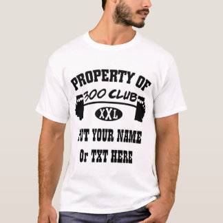 Eigentum des Muskels/des Behälters 300 Mannes des T-Shirt