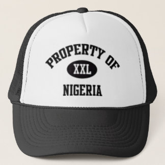Eigentum des nigerischen Hutes Truckerkappe