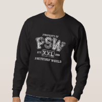 Eigentum des PSW Photoshop WeltSweatshirts