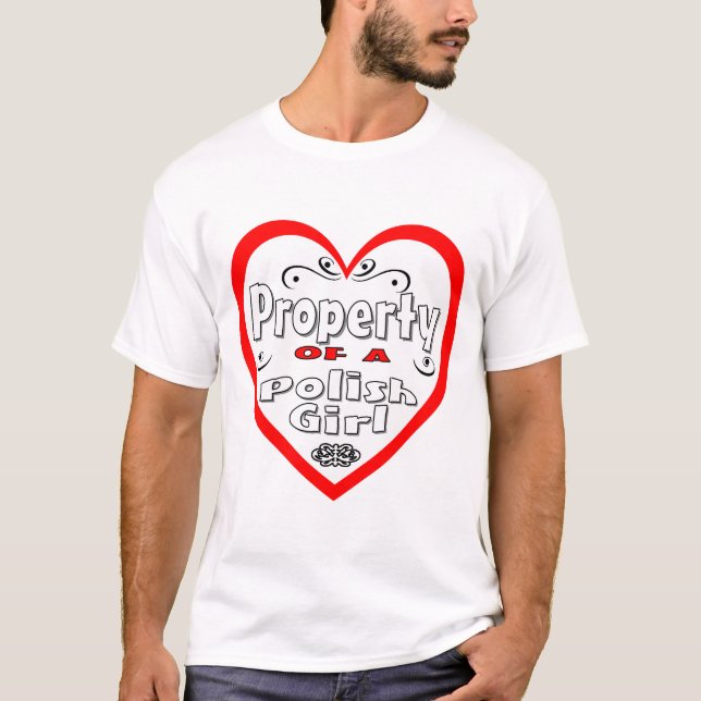 Eigentum eines polnischen Mädchens T-Shirt (Vorderseite)