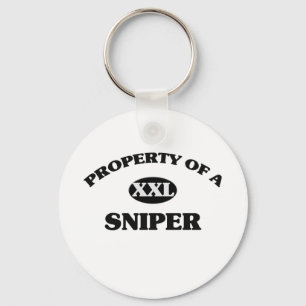 Eigentum eines SNIPERS Schlüsselanhänger