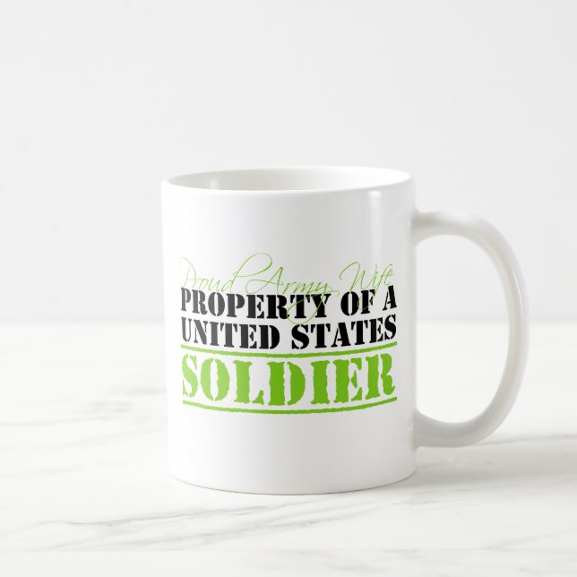 Eigentum eines Soldaten Kaffeetasse (Rechts)