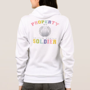 Eigentum eines US-Soldaten (bunt) Hoodie