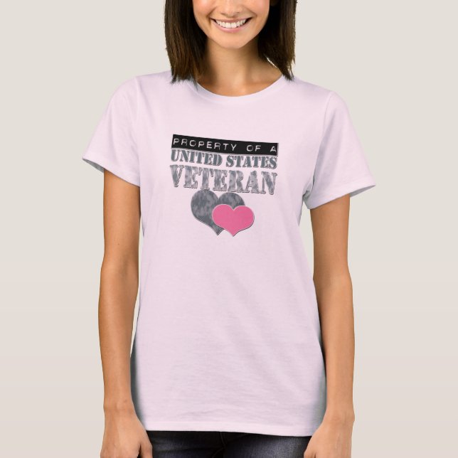 Eigentum eines Veteranen der Vereinten Staaten T-Shirt (Vorderseite)