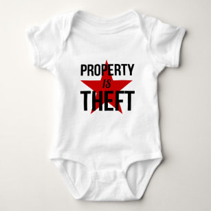 Eigentum ist Diebstahl - Baby Strampler