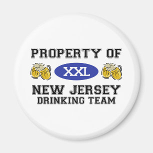Eigentum New-Jersey trinkenden Teams Magnet