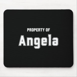 Eigentum von Angela Funny Bachelor Geschenke für G Mousepad