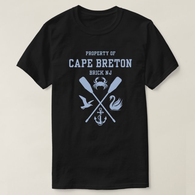 Eigentum von Cape Breton  T-Shirt (Design vorne)