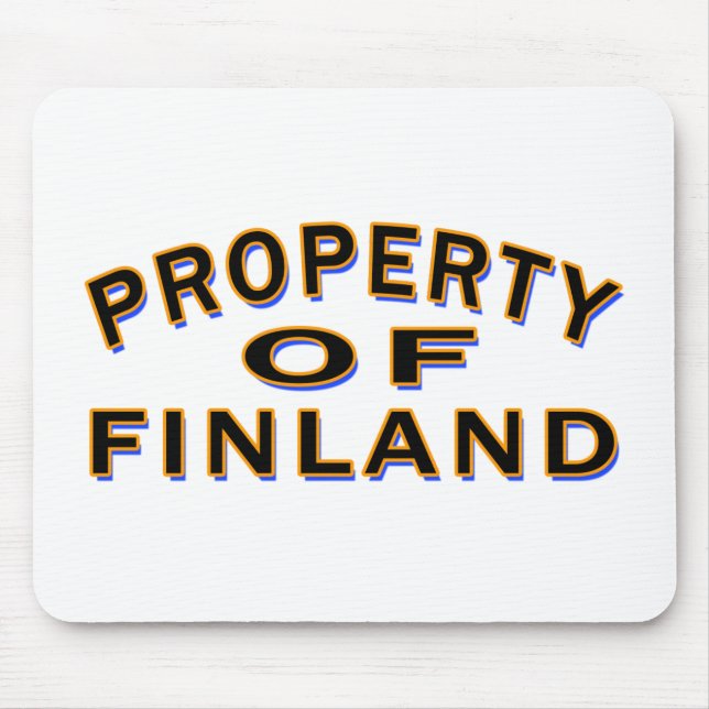 Eigentum von Finnland Mousepad (Vorne)