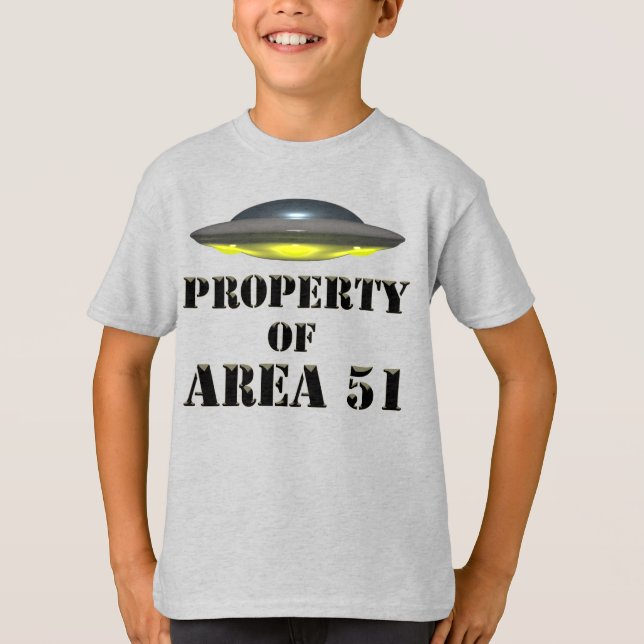Eigentum von Gebiet 51 T-Shirt (Vorderseite)