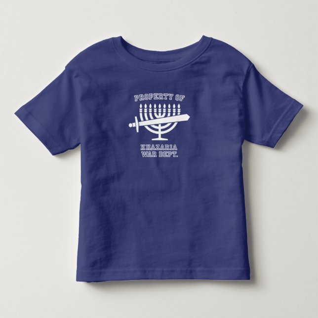 Eigentum von Khazaria Krieg Dept. Toddler T-Shirt (Vorderseite)