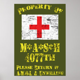 Eigentum von Mash 4077. Poster