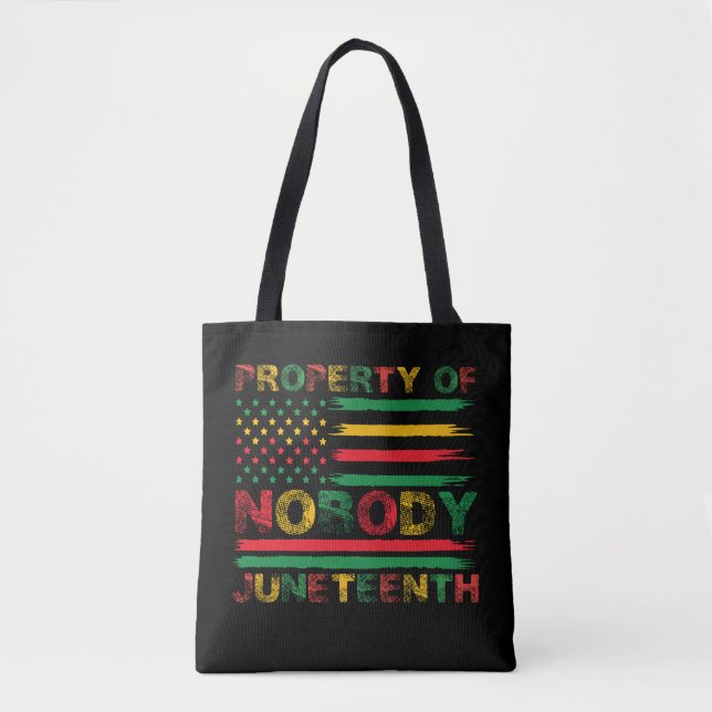 Eigentum von Niemand Juneteente US-amerikanische F Tasche (Vorderseite)