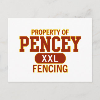 Eigentum von Pencey Postkarte
