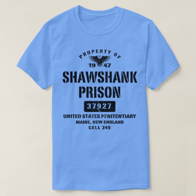 Eigentum von Shawshank Gefängnis T-Shirt (Design vorne)