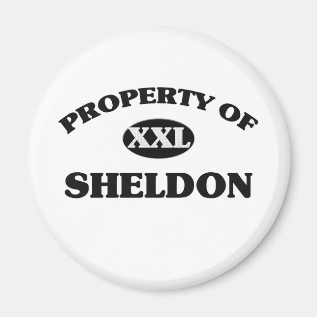 Eigentum von SHELDON Magnet (Vorne)