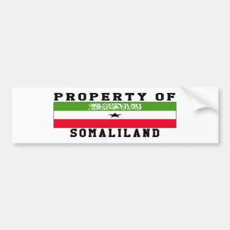 Eigentum von Somaliland Autoaufkleber