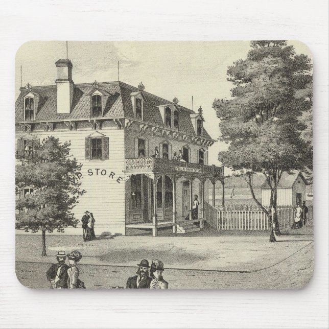 Eigentum von Wm V Reid, Villa Park, NJ Mousepad (Vorne)