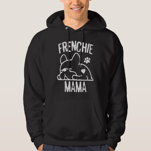 Eigentümer der Bulldog-Mama Hoodie (Vorderseite)