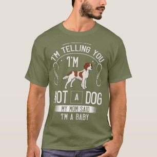 Eigentümer der Welpen der irischen Rotkehlchen und T-Shirt