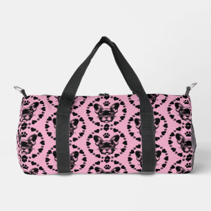 Eigentümer des Bulldog-Hundes Duffle Bag