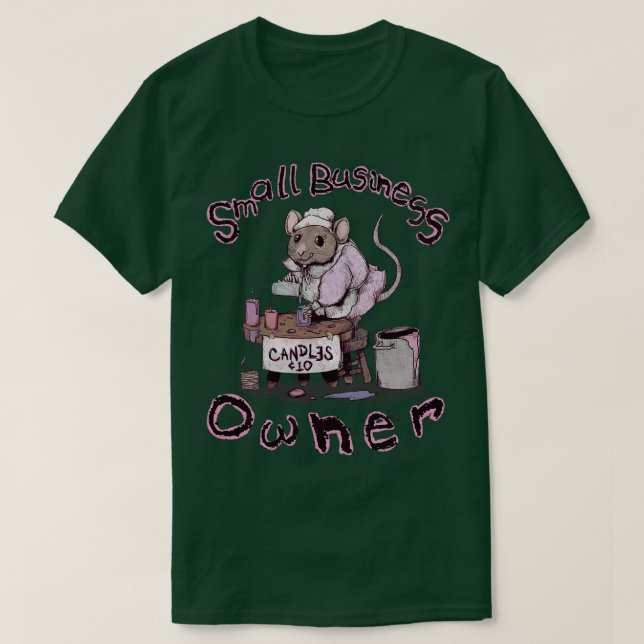 Eigentümer kleiner Unternehmen T-Shirt (Design vorne)