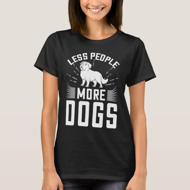 Eigentümer von Bernhardiner-Hundewelpen T-Shirt (Vorderseite)