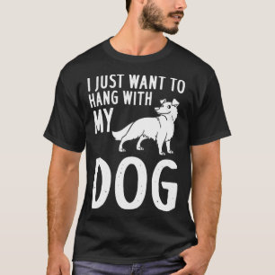 Eigentümer von Border Collie Dog Puppies T-Shirt