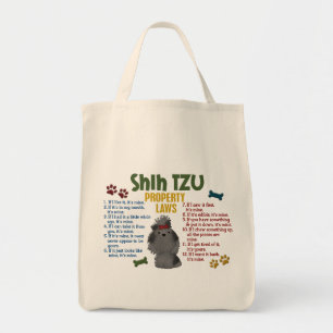 Eigentums-Gesetze 4 Shih Tzu Tragetasche
