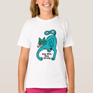 Eigenwillige Expressive Katze T-Shirt