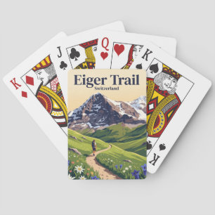 Eiger Trail Schweiz Spielkarten