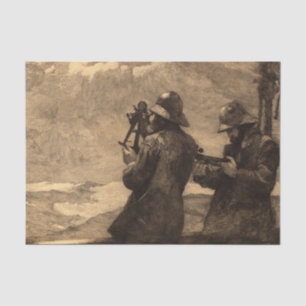 Eight Bells, 1887 by Winslow Homer Seidenpapier