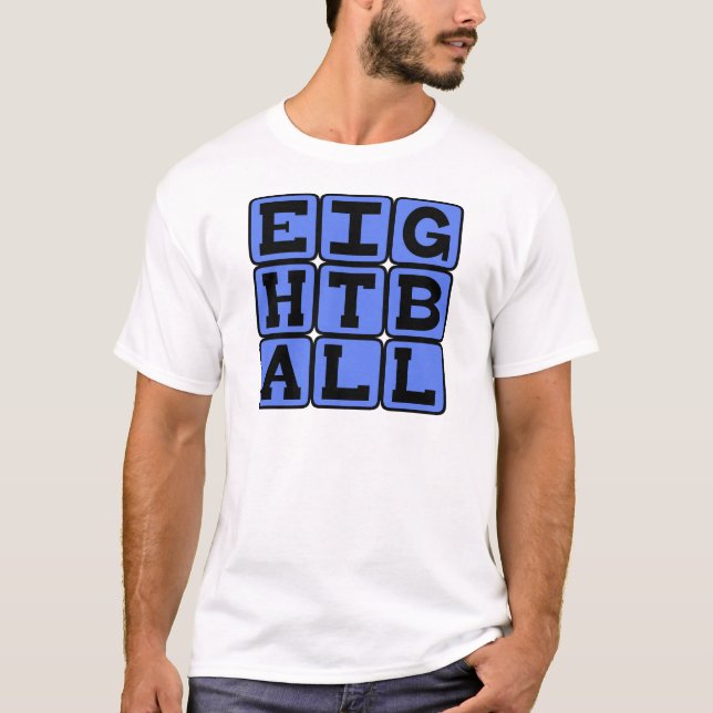 Eightball, Billard Game T-Shirt (Vorderseite)