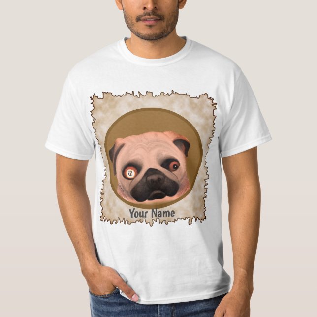 Eightball-Mops-Hemd T-Shirt (Vorderseite)