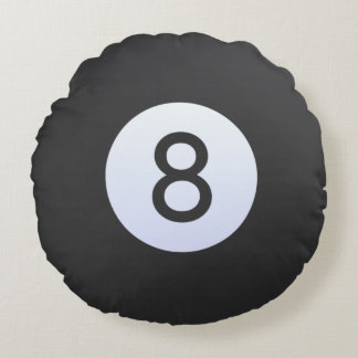 Eightball Rundes Kissen