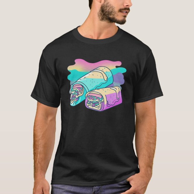 Eighties Inspired Burritos for a Throwback Meal T-Shirt (Vorderseite)