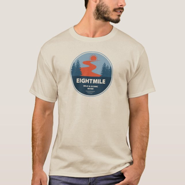 Eightmile Wild und Landschaftlicher Fluss Connecti T-Shirt (Vorderseite)