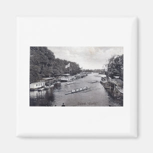 Eights Crew Rowing, Oxford England Vintage auf Deu Magnet