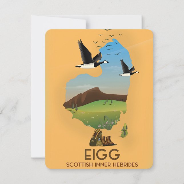 Eigtish Inner Hebrides Map (Vorderseite)