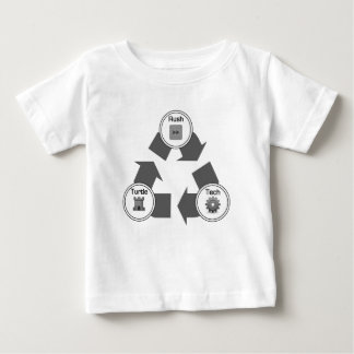 Eile/Schildkröte/Technologie Baby T-shirt
