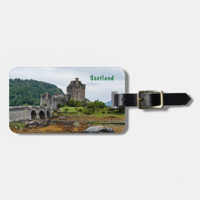 Eilean Donan Castle, Loch Duich - Schottland, UK Gepäckanhänger (Vorderseite horizontal)
