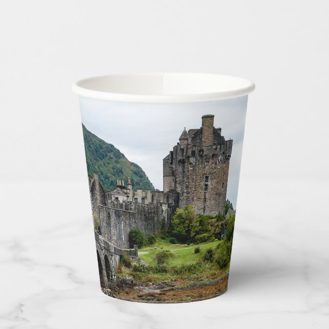 Eilean Donan Castle, Loch Duich - Schottland, UK Pappbecher (Links)