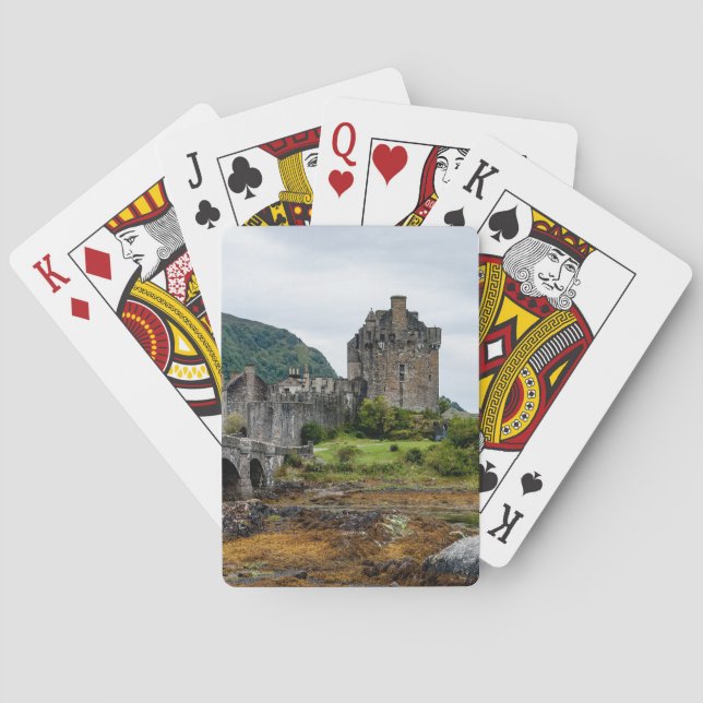Eilean Donan Castle, Loch Duich - Schottland, UK Spielkarten (Rückseite)
