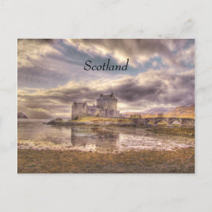 Eilean Donan sky, Schottland Postkarte