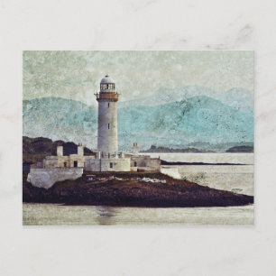 Eilean Musdile Lighthouse Postkarte