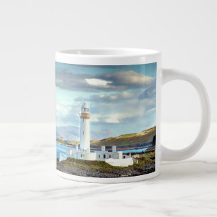 Eilean Musdile Lighthouse Schottland Landschaftlic Jumbo-Tasse