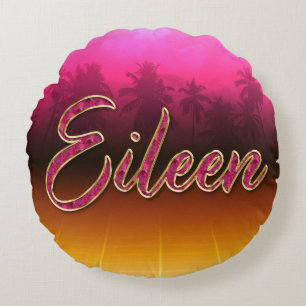 Eileen Vorname Name golden pink Kissen