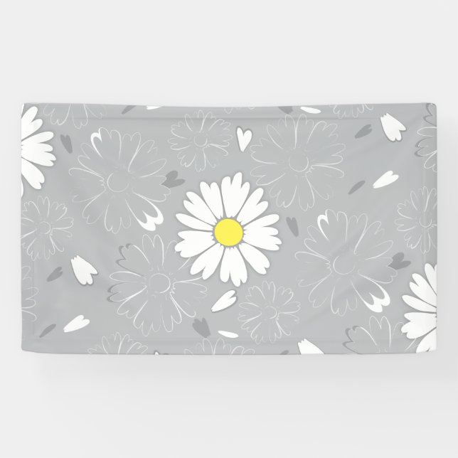 Eilins Daisy-Blume Banner (Horizontal)