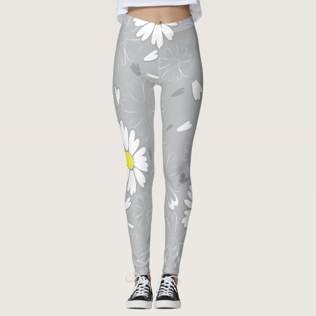 Eilins Daisy-Blume Leggings (Vorderseite)
