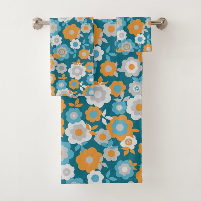 Eilins Frühlingsblumen Badhandtuch Set (Insitu)